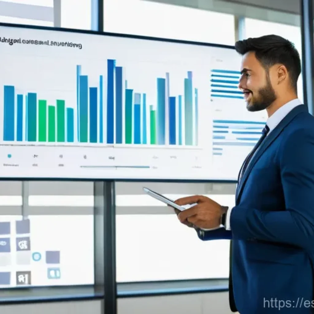 역량 갭 분석의 효과적인 커뮤니케이션 전략 - **Prompt:** A diverse group of business professionals (men and women of various ethnicities, all dre...