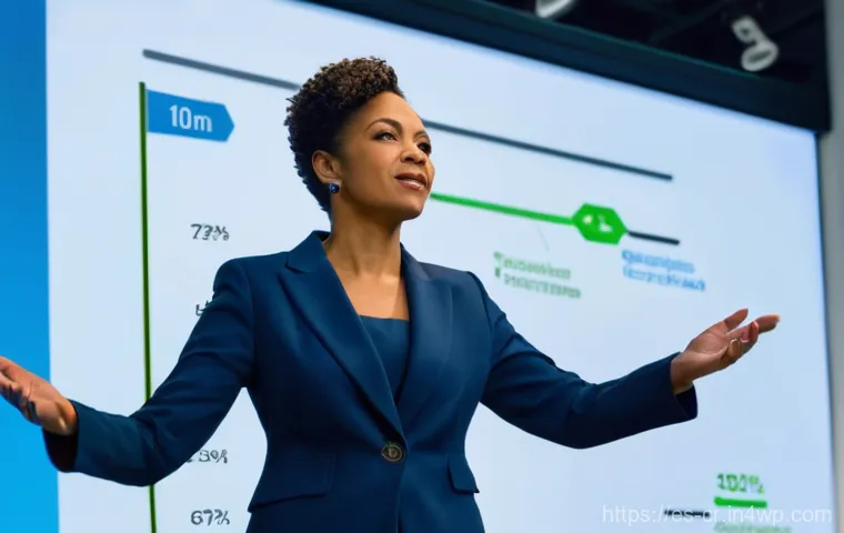 역량 갭 분석의 효과적인 커뮤니케이션 전략 - **Prompt:** A diverse group of business professionals (men and women of various ethnicities, all dre...