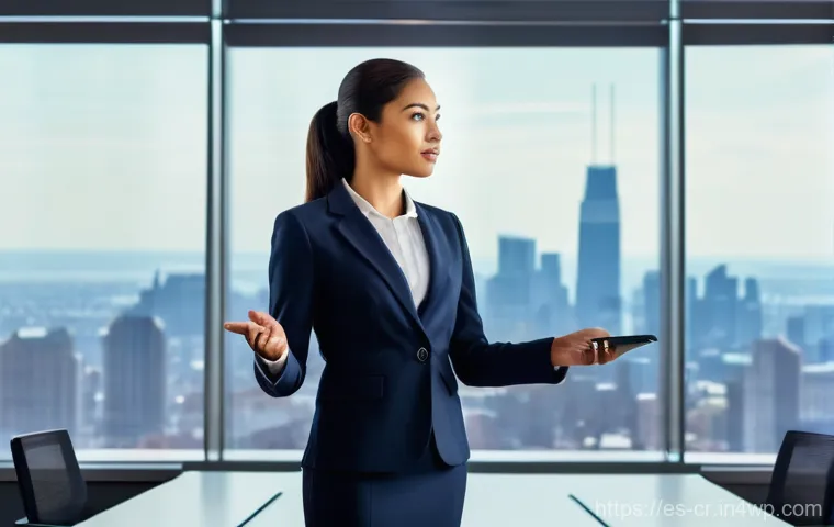 역량 갭 분석의 주요 성과 지표 - **Prompt 1: Confident Public Speaking Practice**
    "A diverse young professional woman, dressed in...