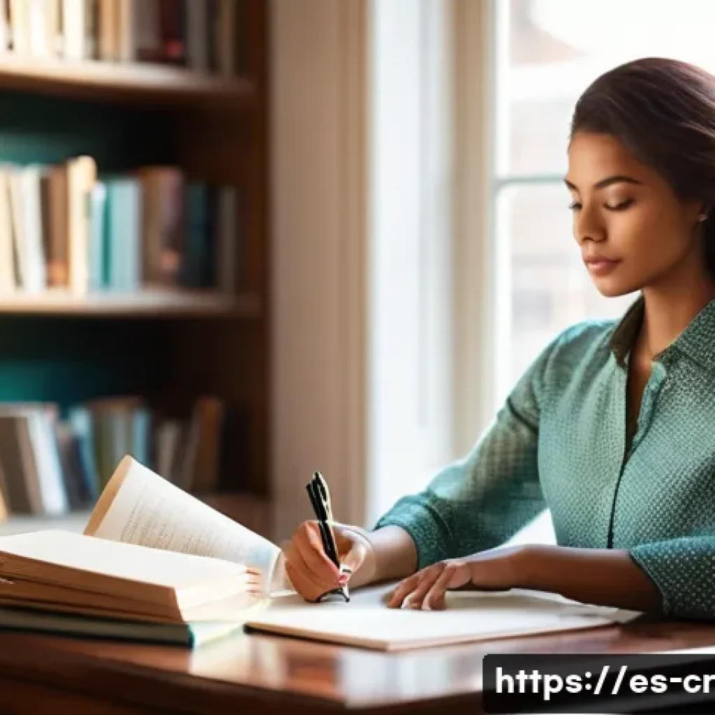 역량 갭 분석 도구 활용 방법 - **Prompt 1: Unveiling Inner Strengths and Professional Reflection**
    "A young professional woman,...